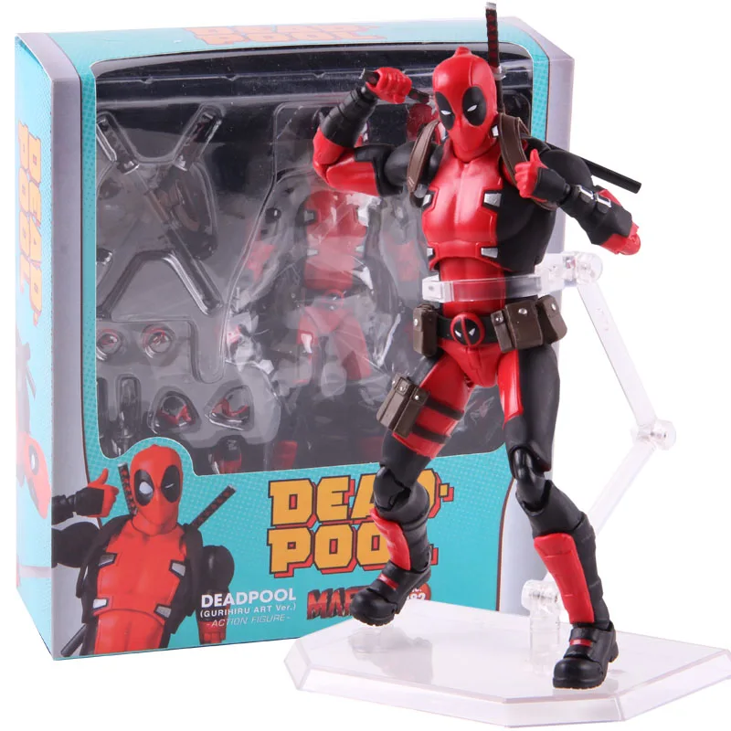 

MAFEX NO.082 Marvel X-Men Deadpool Gurihiru Art Ver. PVC MAFEX Deadpool Dead Pool Action Figure Collectible Model Toy Super Hero