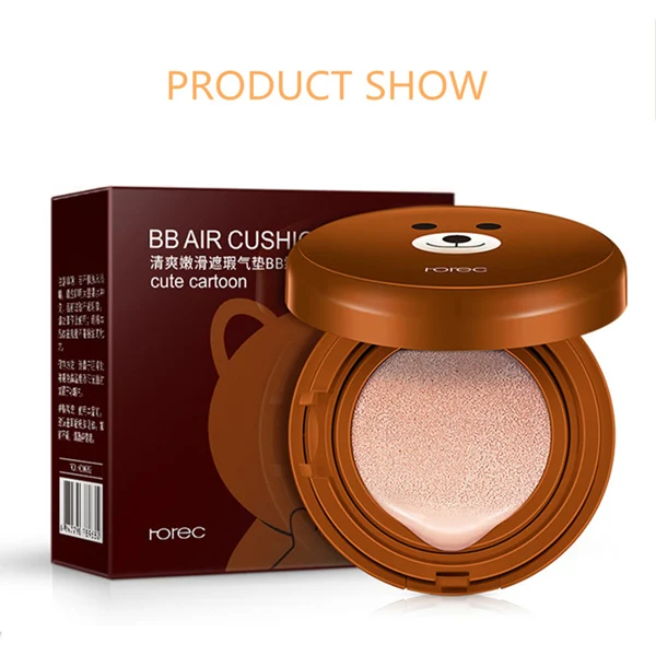 Rose Clair HOREC Refresh увлажняющий Восстанавливающий BB крем Макияж Уход за лицом; отбеливание компактный консилер Foundation предотвращает Баск уход за кожей - Цвет: Rose Clair