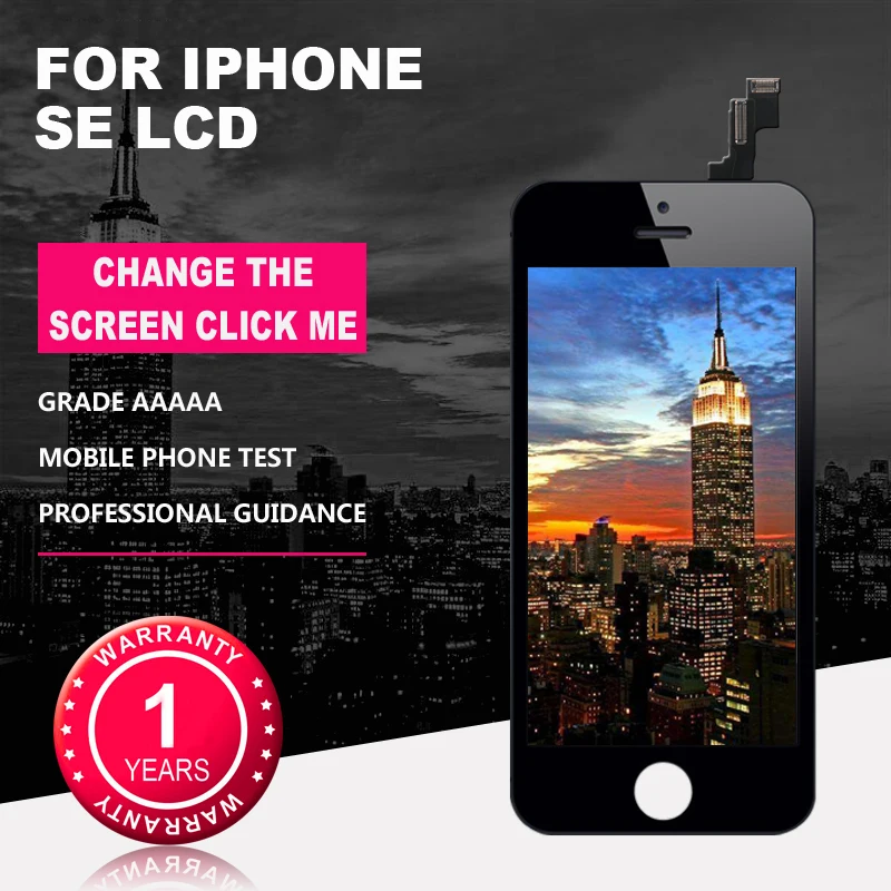 AAAA + para pantalla LCD de для iPhone SE con reemplazo montaje digitalizador TACTIL 4 0 pulgadas panta | Мобильные телефоны и