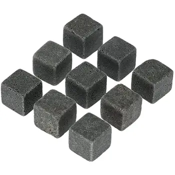 

Natural Whiskey Stones Drinks Cooler Cubes Beer Rocks Granite Pouch Drink Cooling Ice Melts Whisky Stones Wedding Gift