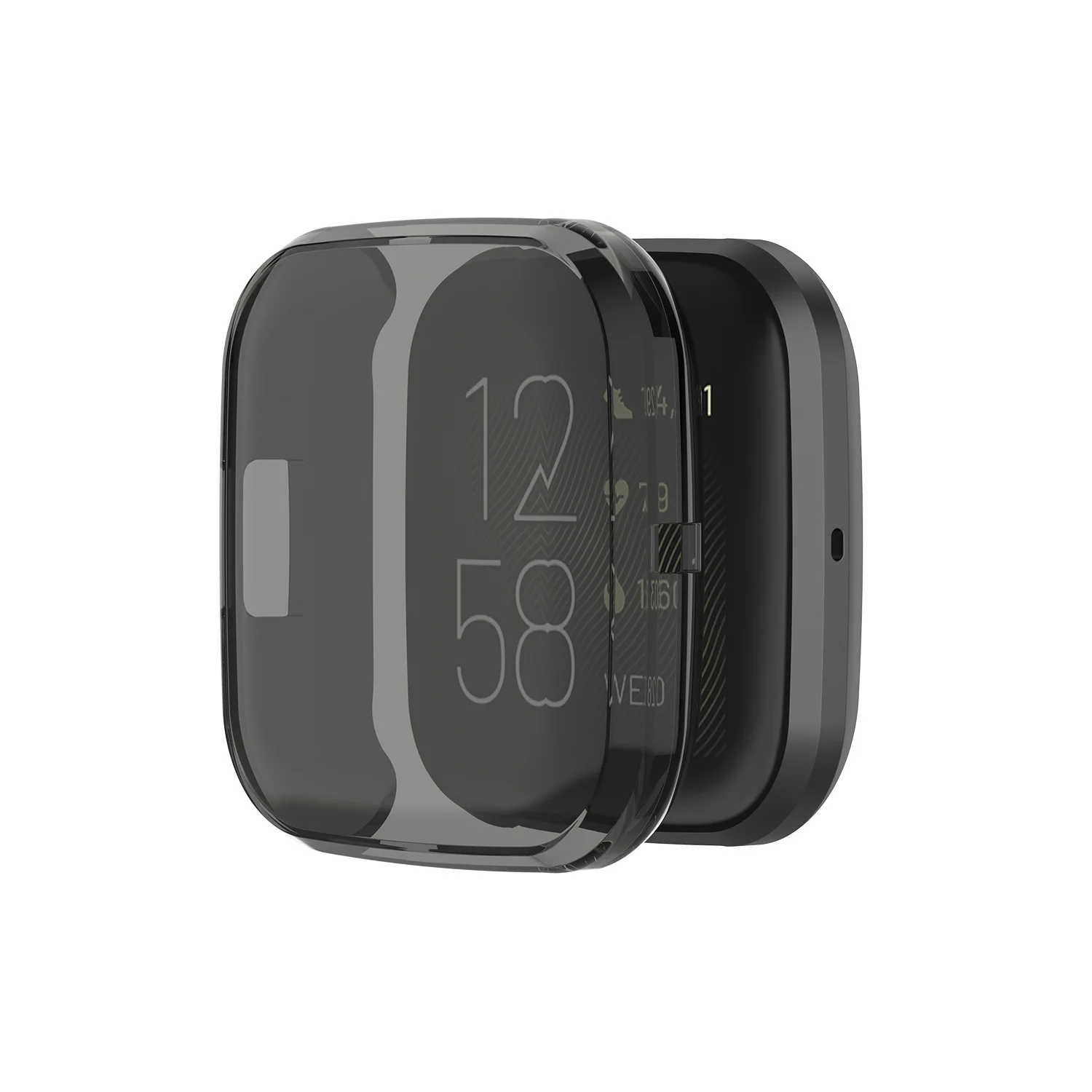 Силиконовый чехол для Fitbit Versa 2 Smartwatch полупрозрачный защитный чехол Сменные аксессуары Чехлы для часов