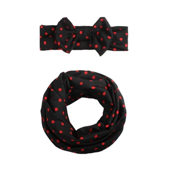 

2Pcs Baby Cotton Fashion Dot Headband Infant Hair Accessories Bows Newborn Headwear Rabbit Ear Headwrap Gift