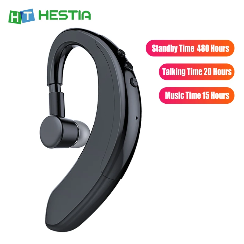 

2019 New Single Earphone Bluetooth Waterproof 5.0 sports headphones for Android hands free tws earbuds 480 hour Standby time