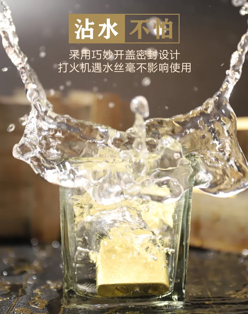 超薄型の防水オイルライターライター,オリジナル,ウインド