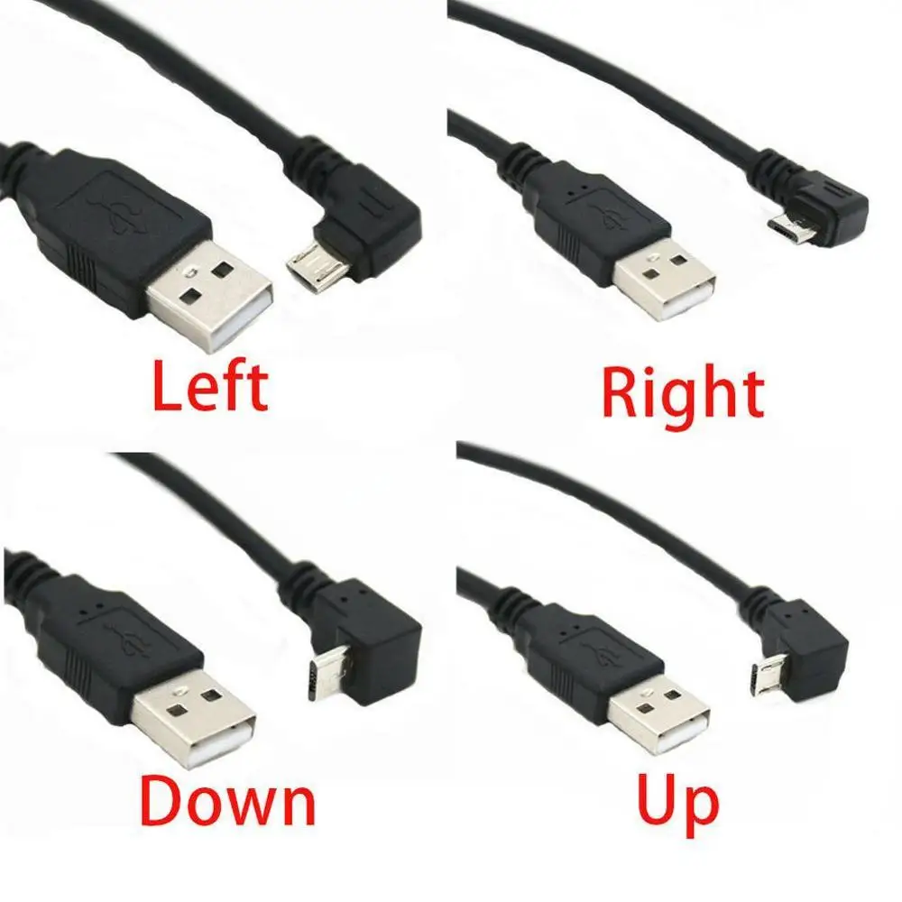 Micro USB 2,0 5Pin папа-мама м-ф удлинитель коннектор адаптер длинный разъем 90 градусов правый