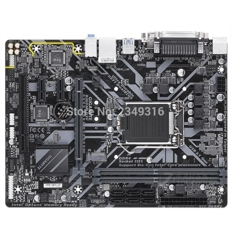 Для Gigabyte GA-B360M D3V б/у оригинал для рабочего стола B360 материнская плата B360M гнездо