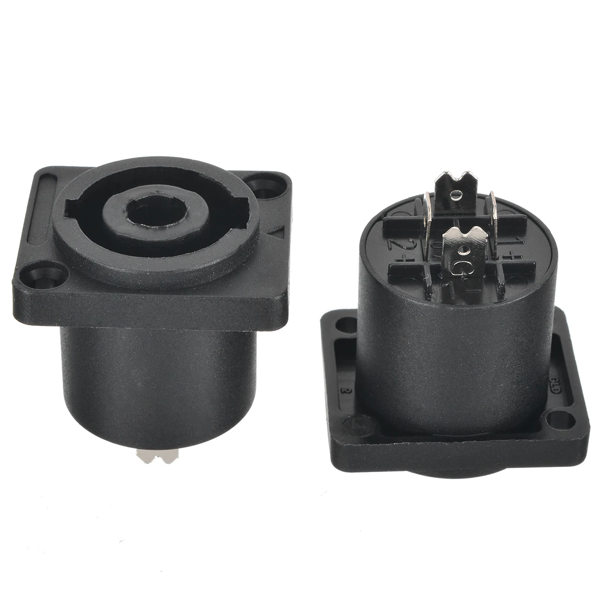 Гнездо динамика с 4 разъемами совместимый аудиокабелем панель корпуса разъем для