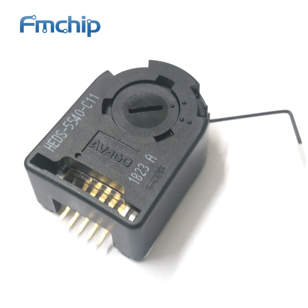 Heds5540c11 Encoders 3 Channel 100 Ppr 4mm Metal Cw Rotary Encoder