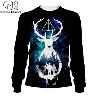 sweatshirt PLstar Cosmos/вечерние 3d толстовки с изображением черного кота Джека Скеллингтона/Толстовка на зиму, Рождество, Хэллоуин, Рождество, streetwear-4 - Цвет: sweatshirt