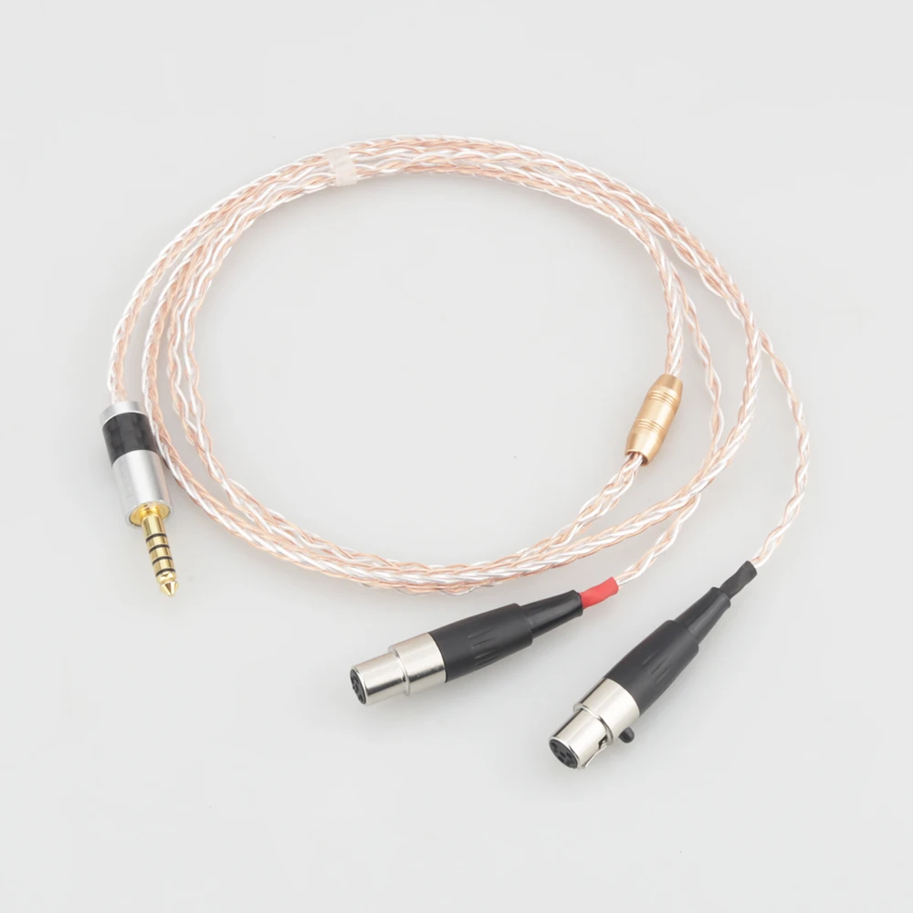 4 4MM Balanced HiFi Headphone Cable For Audeze LCD 2 LCD 3 LCD 4 LCD X LCD XC Headphone and for Astell Kern AK240 AK380