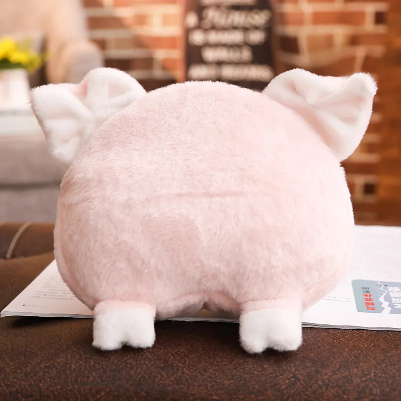 Creative Cute Piggy Butt Bag with Chain Plush Toys Send Girl'S South Korea Funny Storage Change Satchel Gift