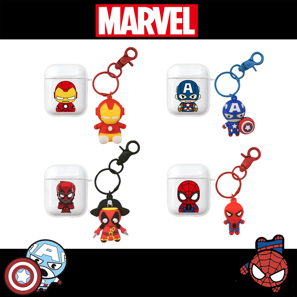 

3D Spiderman Cute Pendant Earpods Cases for Apple Airpods Airpod 2 1 Air Pods Pod Pro Case Headphone Cover Protector Coque Funda