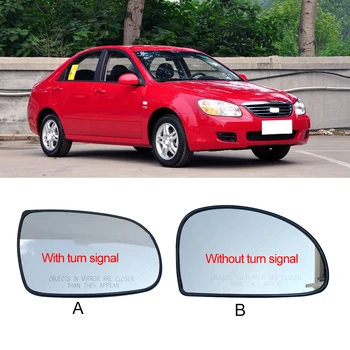 

CAPQX For KIA CERATO 2005 2006 2007 2008 2009 2010 2011 2012 Side Clear Rearview Mirror Glass white Lens