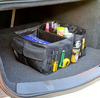 

Car Trunk Organizer Bag Oxford Folding Storage Box Cargo Goods Stowing Tidying SUV Auto Pocket Accessories Fold Bag