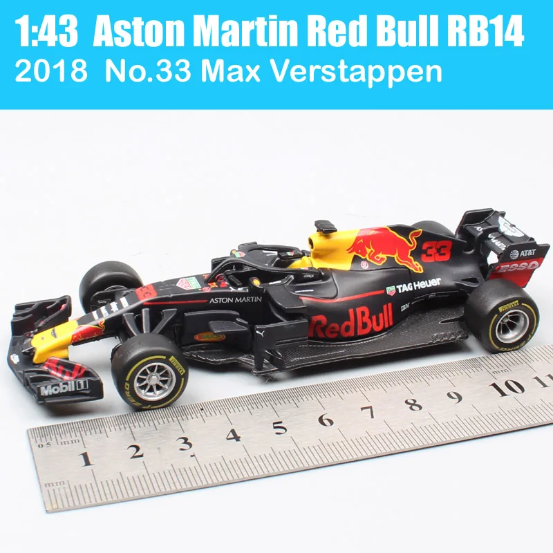 1/43 масштаб bburago SF90 No#16 Charles Leclerc No#5 Sebastian SF71H SF70H RB14 Diecasts& Toy Vehicles гоночный автомобиль модель дети - Цвет: RB14 no33 Max