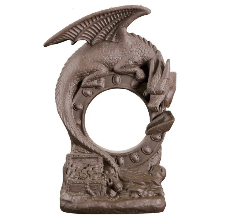 Керамика Дракон дым водопад обратного потока благовония горелки Творческий благовония курильница+ 20 шт. благовония конусы дома Йога комната Декор