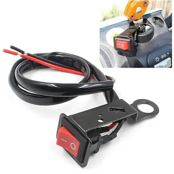

Motorcycle Electric Vehicle Flameout Modification Switch Led Light Switch Rearview Mirror Fixing Belt Harness