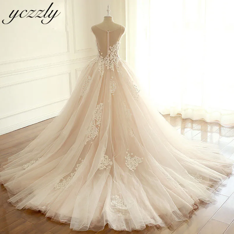 Vestido De Novia Cuello V великолепное бальное платье принцессы с v-образным вырезом, украшенное кристаллами, свадебные платья, с рукавами-крылышками, свадебное платье с цветами W101