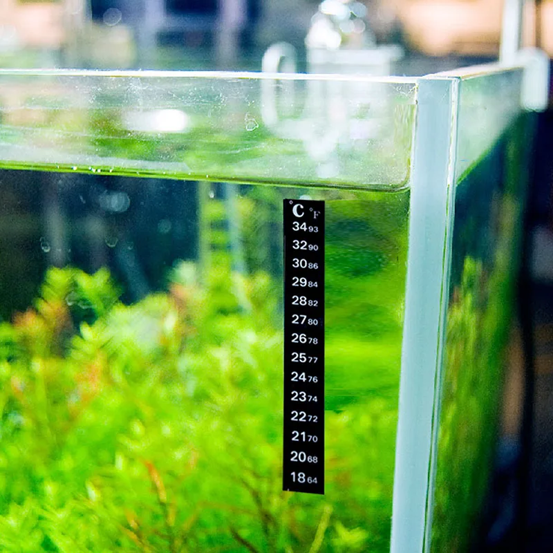 Аквариум аквариумный термометр полоска-термометр палка-на градусов по Цельсию по Фаренгейту дисплей BJStore