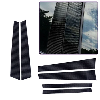 

Carbon Fiber Style B Pillars Column Cover Trim Sticker Fit for BMW 5 Series E60 2004 2005 2006 2007 2008 2009 2010 Accessories