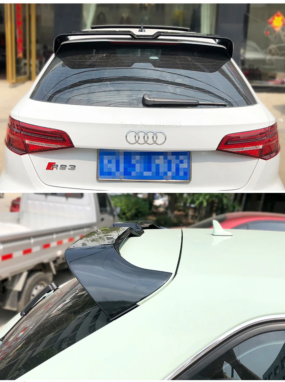 AITWATT для Audi A3 Sportback задний спойлер из углеволокна хвост Багажник крыло багажника спойлер для автомобиля