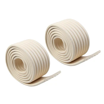 

2Pcs 2M Baby Table Corner Edges Collision Glass Protector Cushion (White)