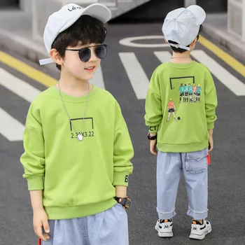 

HIPAC Toddler Girl Boy Sweatshirt Children T-shirt Long Sleeve Boys Girls Kids Clothing Autumn Winter Outfit Sport Fashion Style