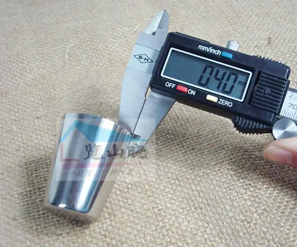 201 Stainless Steel 15 Ml Portable Stainless Steel Flagon Only Wine Glass guang kou bei