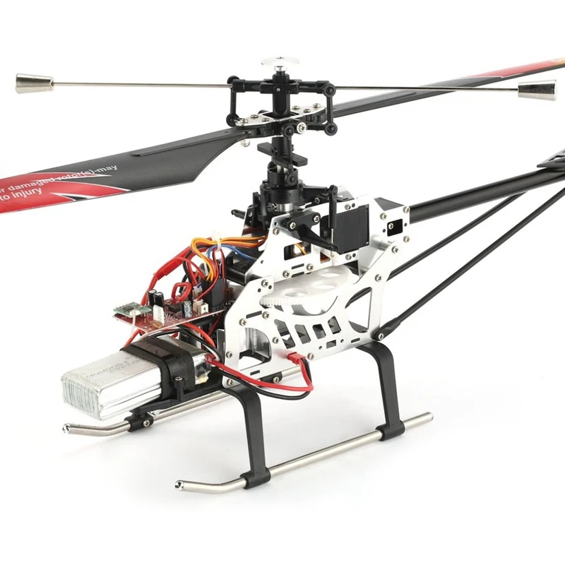 V913 Brushless 2.4G 4CH Single Blade Built-In Gyro Super Stable Flight High Efficiency Motor RC Helicopter Kids' Toy,EU Plug