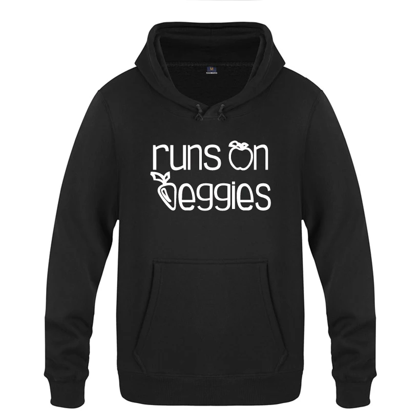 Veggies Vegan Новинка Забавные креативные толстовки мужские мужские флисовые пуловеры с капюшоном толстовки