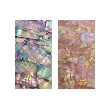 

2 Sheet Nail Art Sticker Adhesive Broken Gradient Mermaid Shell Abalone Flakes 3D Nails Tips Manicure Uv Gel Polish Diy Decal Da