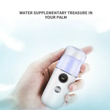 

30ML Nano Portable Fog Sprayer Body Nebulizer Facial Steamer Moisturizing Skin Care Mini Facial Spray Beauty Tools