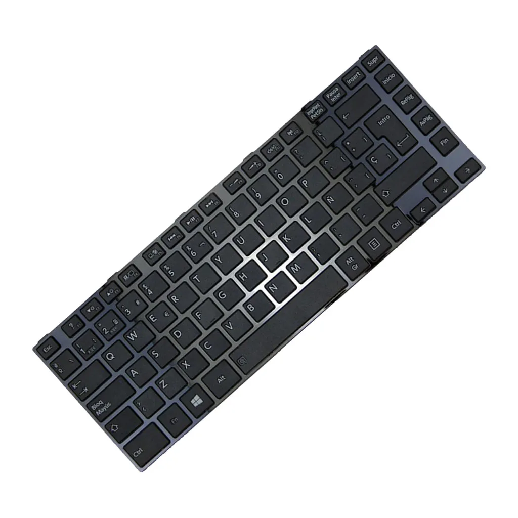 Испанский Макет ноутбука Замена Keyobard для Toshiba Satellite M800 M805 M840 M845 L800 L830 Клавиатура ноутбука Новое поступление