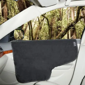 

OUTAD PVC Free Suede Dog Car Seat Covers with Non-slip Backing Machine Washable and Waterproof Easy to Clean Easy Care