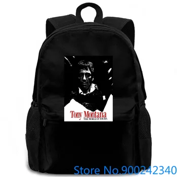 

Al Pacino Tony Montana Scarface Celebrities Brand women men backpack laptop travel school adult student