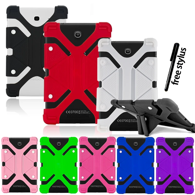 

Silicone Stand Case Cover for Alcatel 1T /3T /A3 /10 10.1 Inch Tablet Universal Silicone Case Shockproof Protection Case