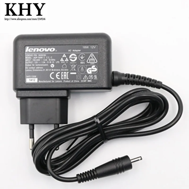 Original 18W 12V 1.5A adapter For Lenovo MIIX2 MIIX10 MIIX 2 MIIX 10 Tablet 36200382 36200560