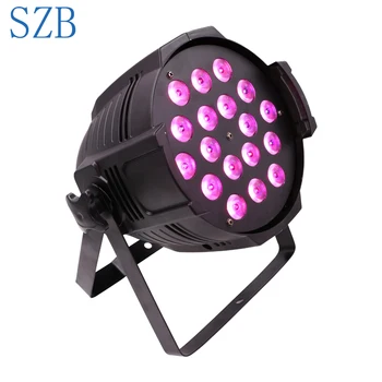 

18x10W RGBW 4in1 LED Par Cans Light with Power In and Out for Disco Nightclub Party LED DMX Par Light/SZB-PL1810B