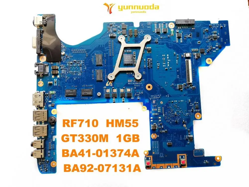 Оригинальная материнская плата для ноутбука samsung RF710 RF710 HM55 GT330M 1 ГБ BA41-01374A BA92-07131A протестирована