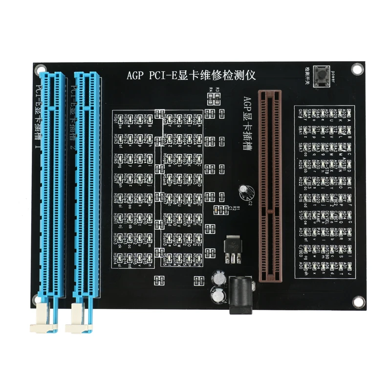 Pc Agp Pcie X16 Dualuse Socket Tester Display Graphics Video Card Checker Tester Graphics Card