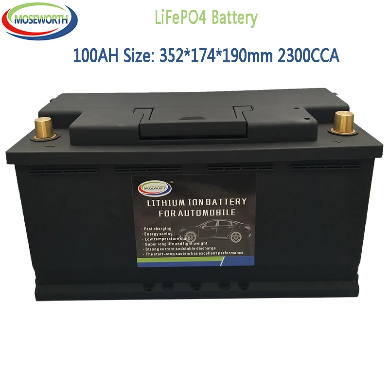 100Ah LiFePO4 Батарея 12v литий железо фосфатных аккумуляторов и с BMS доска CCA1900A более