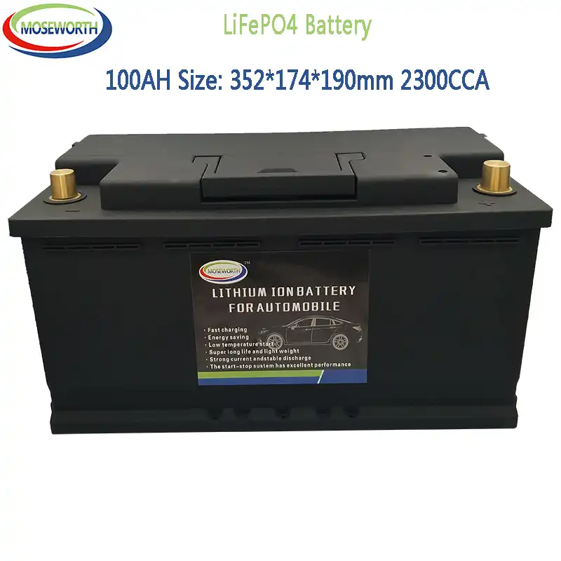 Lithium Ion Car Battery >> 12 8v 100ah Lifepo4 Lfp Lithium Iron Phosphate Battery Pack With Bms Board 2300a Cca For Car Battery Long Life Deep Cycles Lithium Ion Car Battery >> 12 8v 100ah Lifepo4 Lfp Lithium Iron Phosphate Battery Pack With Bms Board 2300a Cca For Car Battery Long Life Deep Cycles