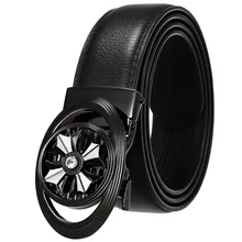 

Genuine Cowskin Leather Belt for Men Gift High Quality Buckle Jeans Casual Business Cowboy Waistband Male Ceinture