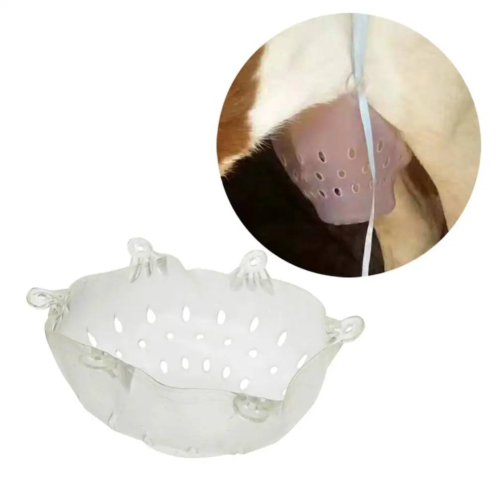 Calf weaning Device Cow Breast Cap Cow Weaning Durable Silica gel Calf Weaner Farm Animal Feeding& Watering Supplies 1Pc