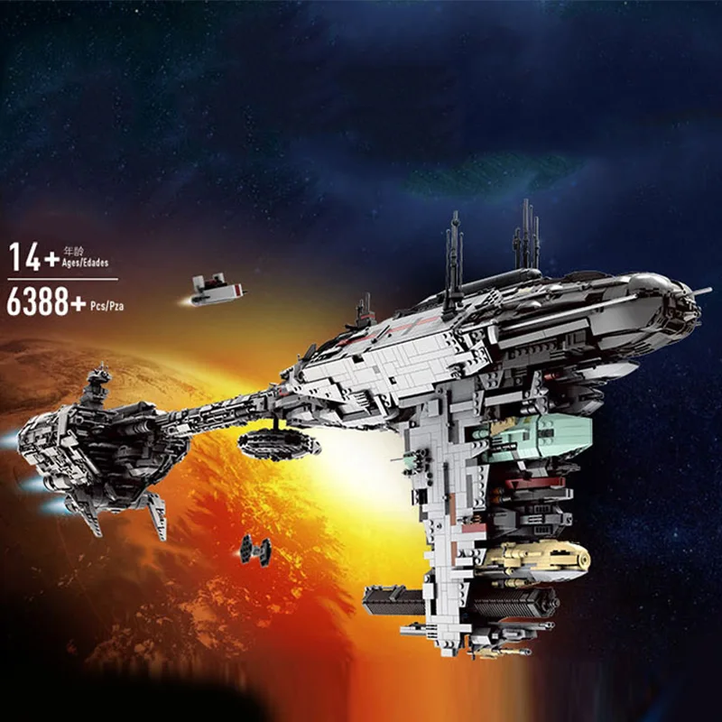 Форма король звезда боевой корабль MOC 5083 UCS небулон B медицинский фрегат