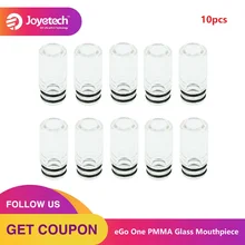 10 шт. Joyetech PMMA стекло мундштук для EGO один бак распылителя электронная Замена сигарет рот капельного Запасная часть