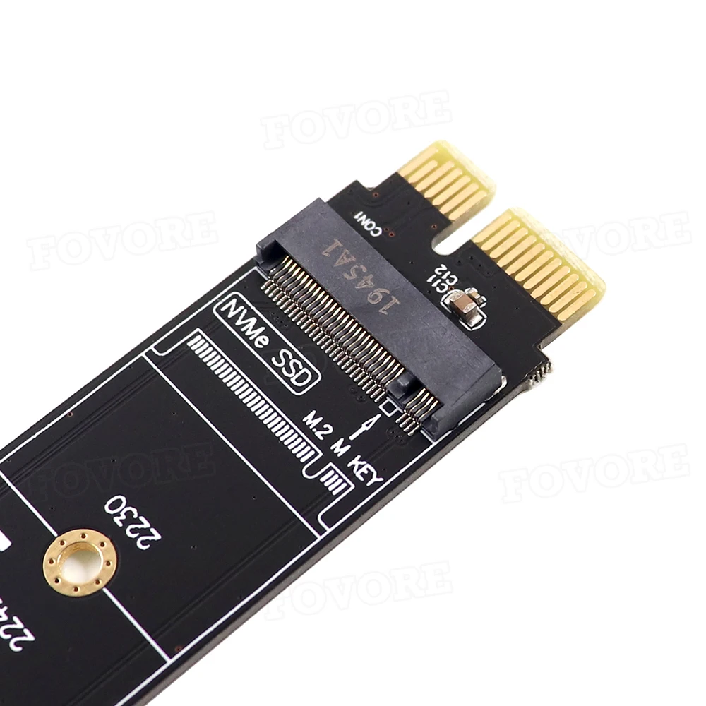 Module de conversion de prise M.2 PCIe E-Key vers M-Key avec USB
