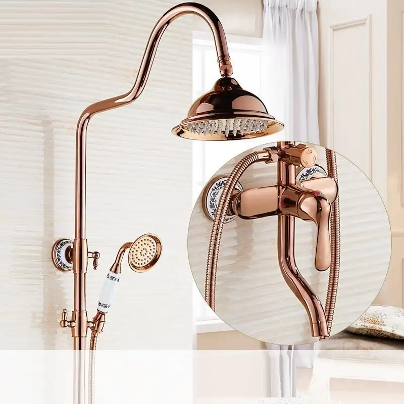 Choveiro Conjunto, с милыми лисами, Duschset handdouche Piscina Doccia Ducha Лонгборда Ванная комната сделать Banheiro Chuveiro Eletrico душ набор для душа - Цвет: Version V