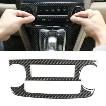 

Soft real Carbon Fiber Switch Panel Cover Fit For Honda CRV CR-V 2007-2011 Black
