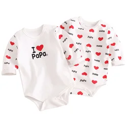 Body à manches longues pour nouveau né, 2 pièces, vêtements pour bébés, en pur coton, triangulaire, doux, pour bébé de 0 à 6 mois 